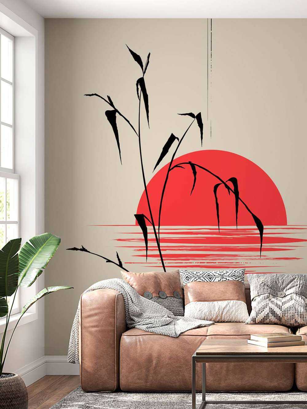 Zonsondergang illustratie