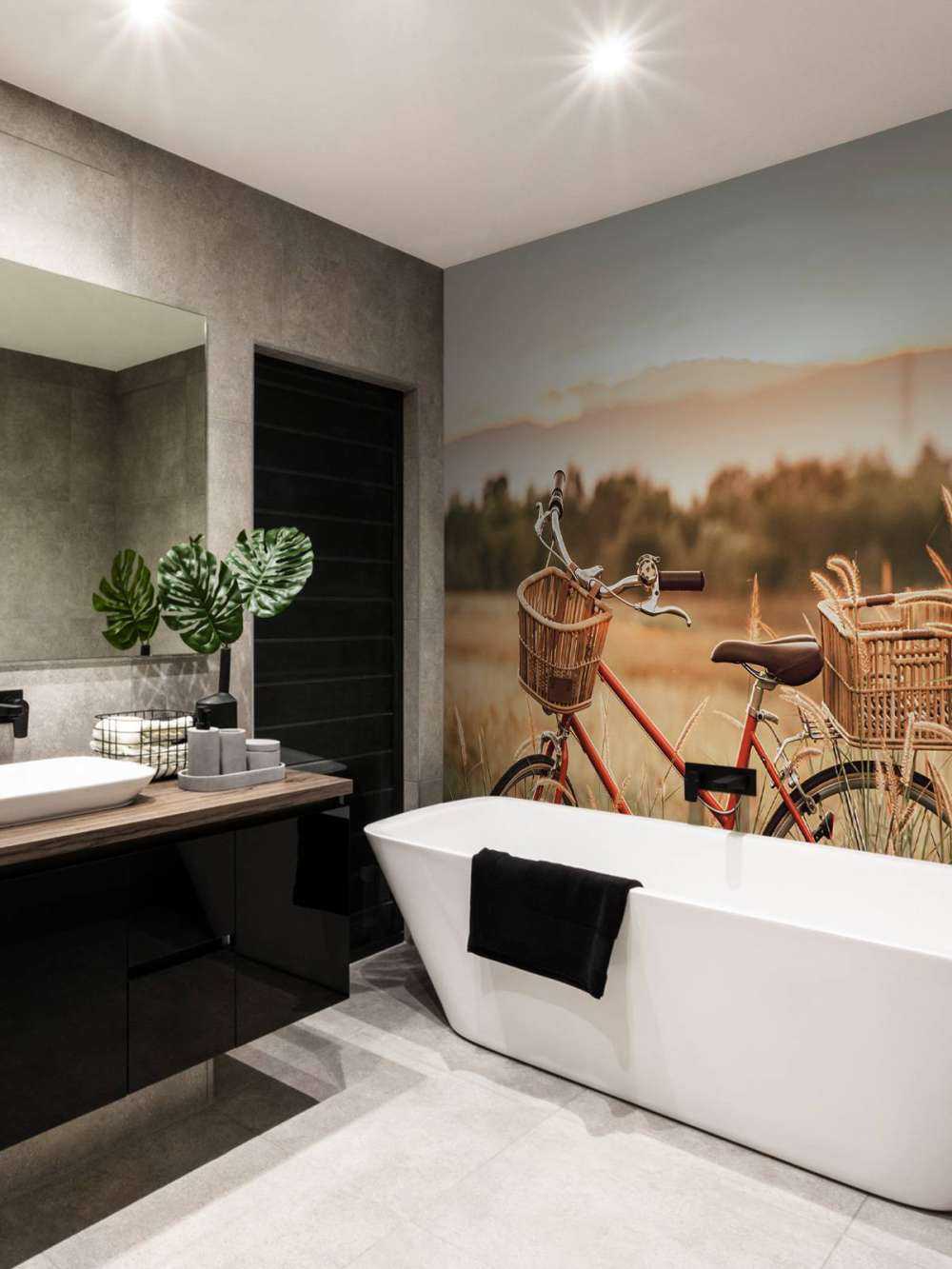 Oude fiets in de zomer