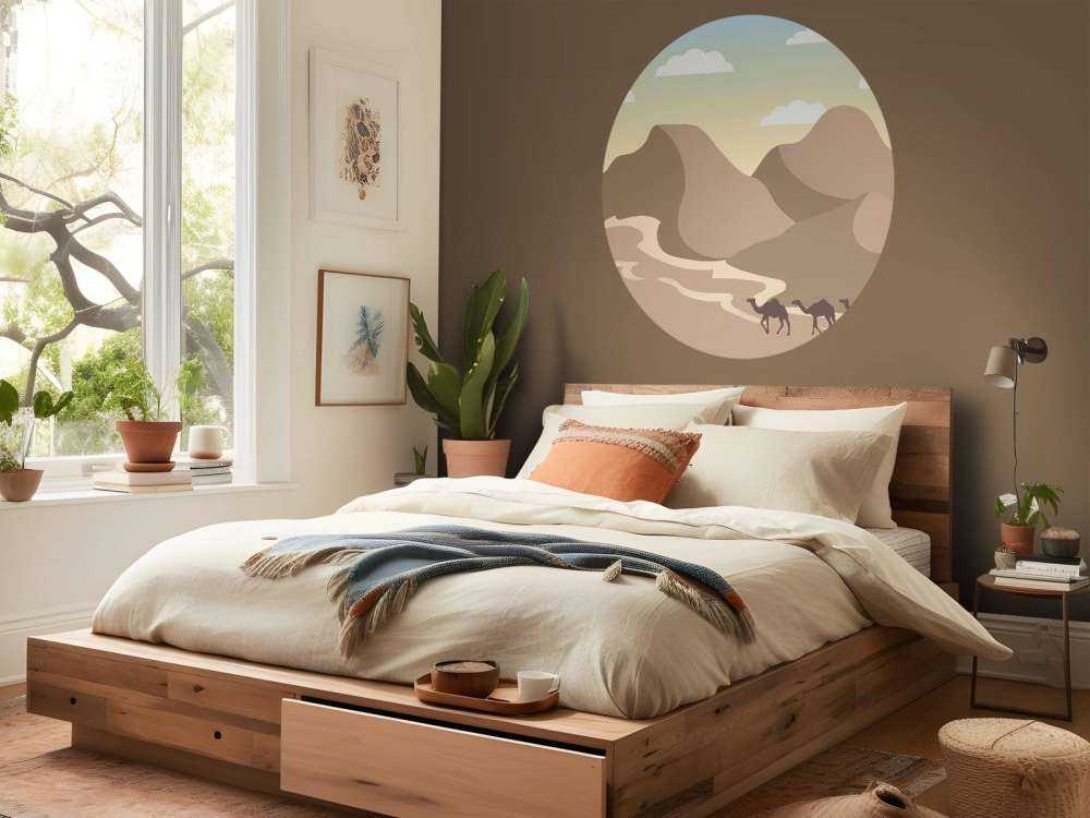 Woestijn illustratie