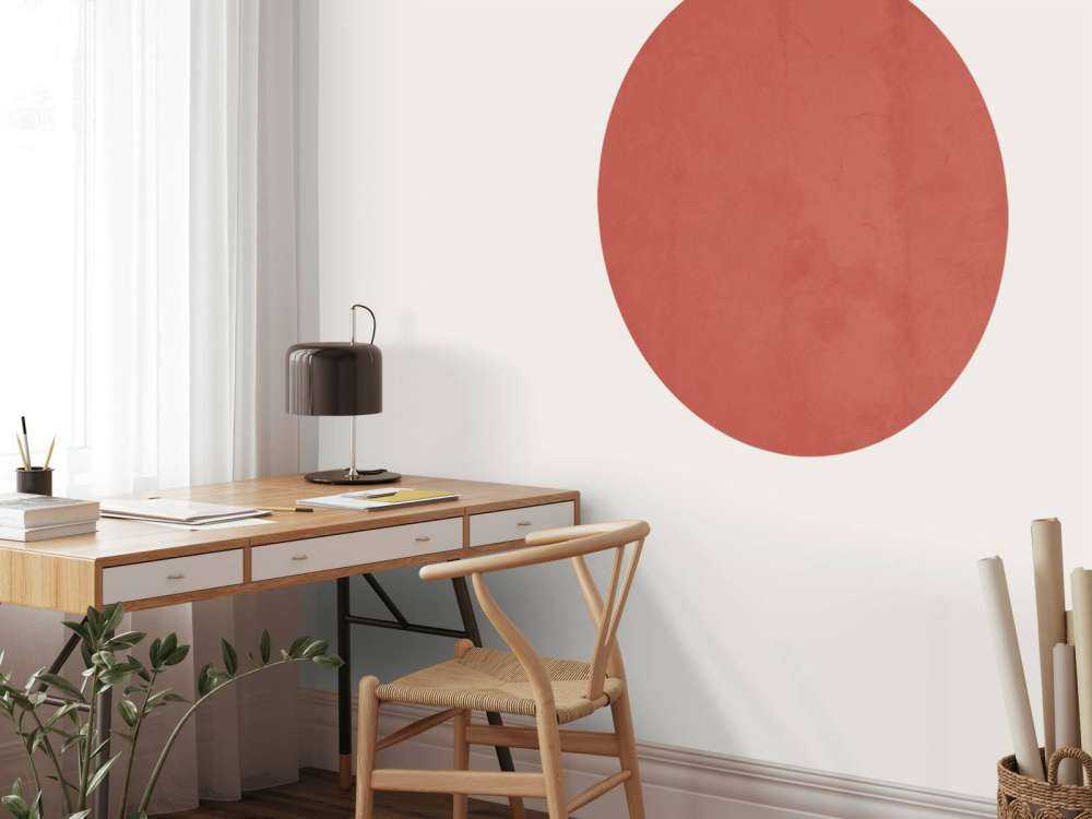 Verkleurd rood beton