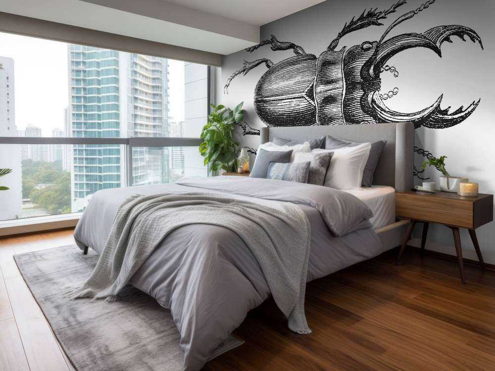 Stag beetle drawing