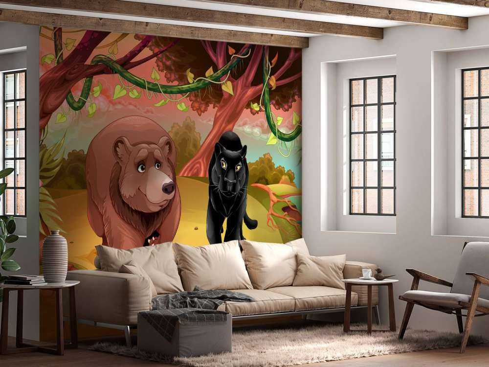 Vriendelijke jungle dieren