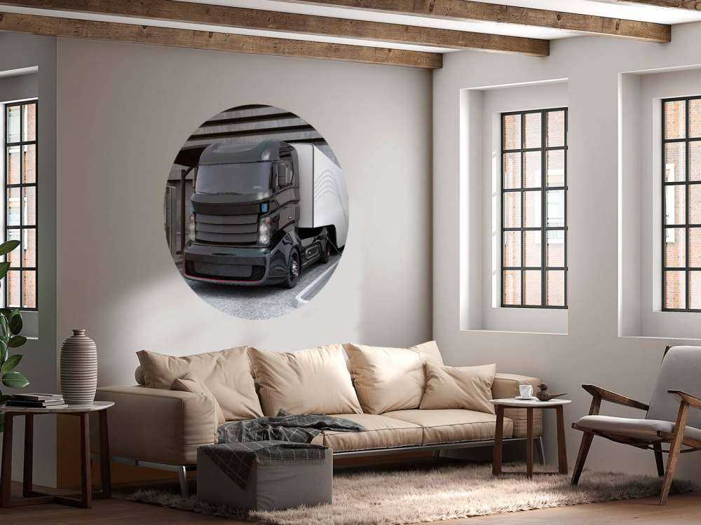 Futuristische vrachtwagen