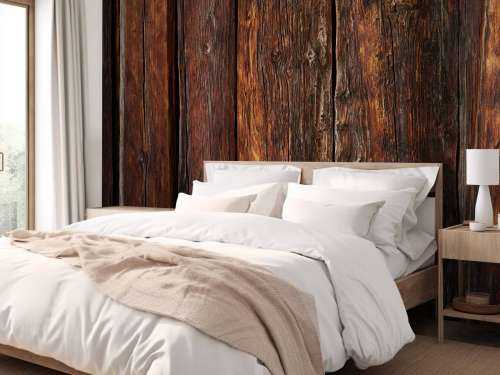 Gebrand verticaal hout