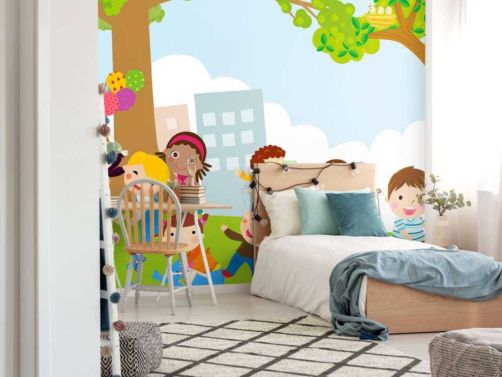 Kinderen aan het spelen