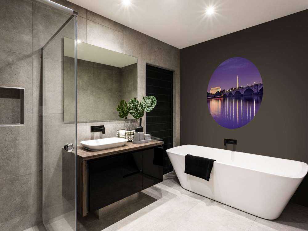 Washington met een paars effect