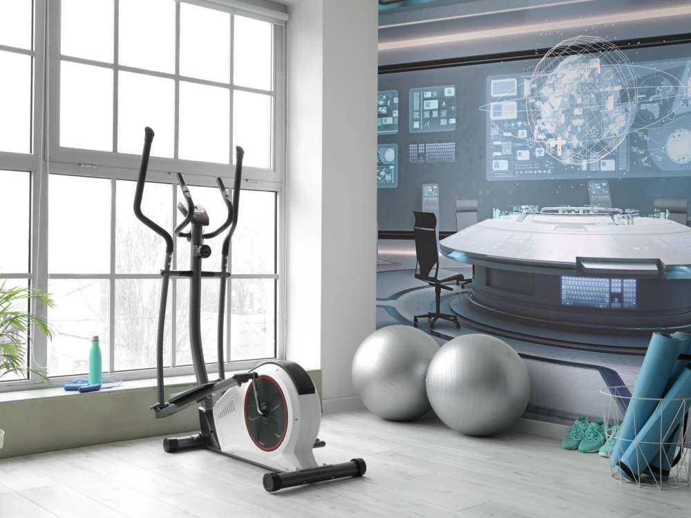 Futuristisch commandocentrum