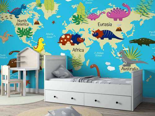 Dino wereldkaart