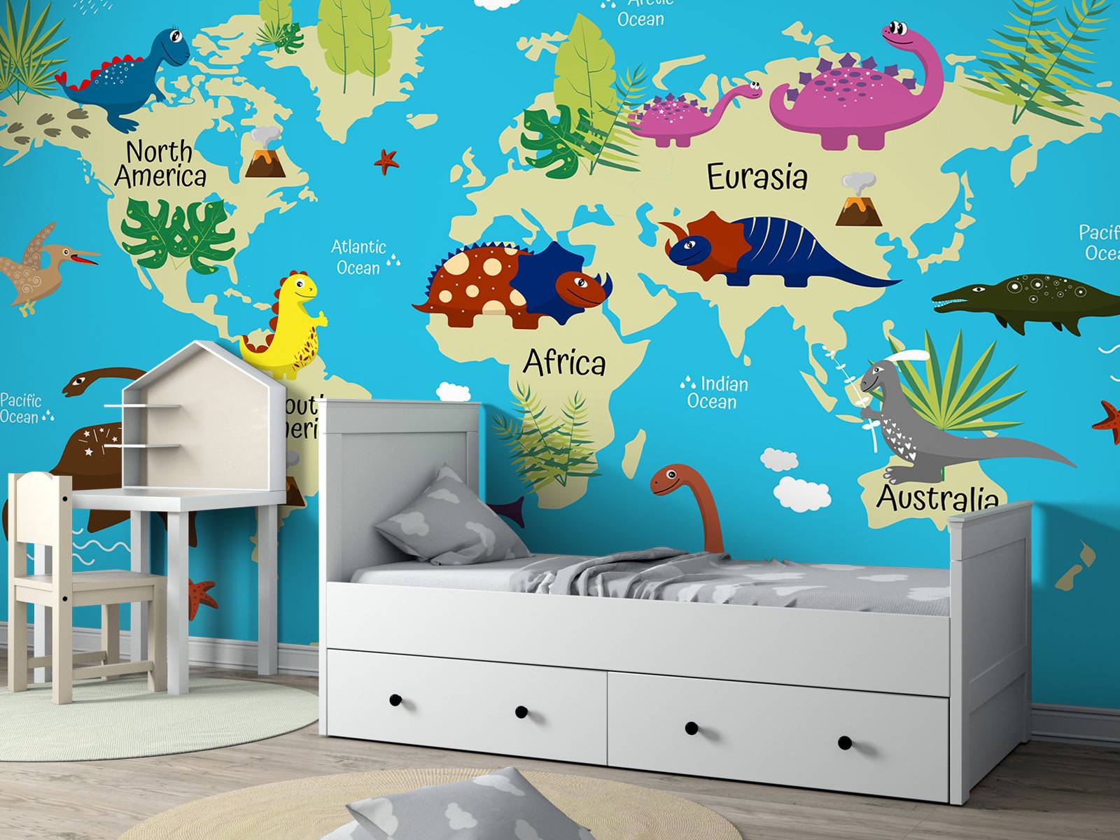 Dino wereldkaart
