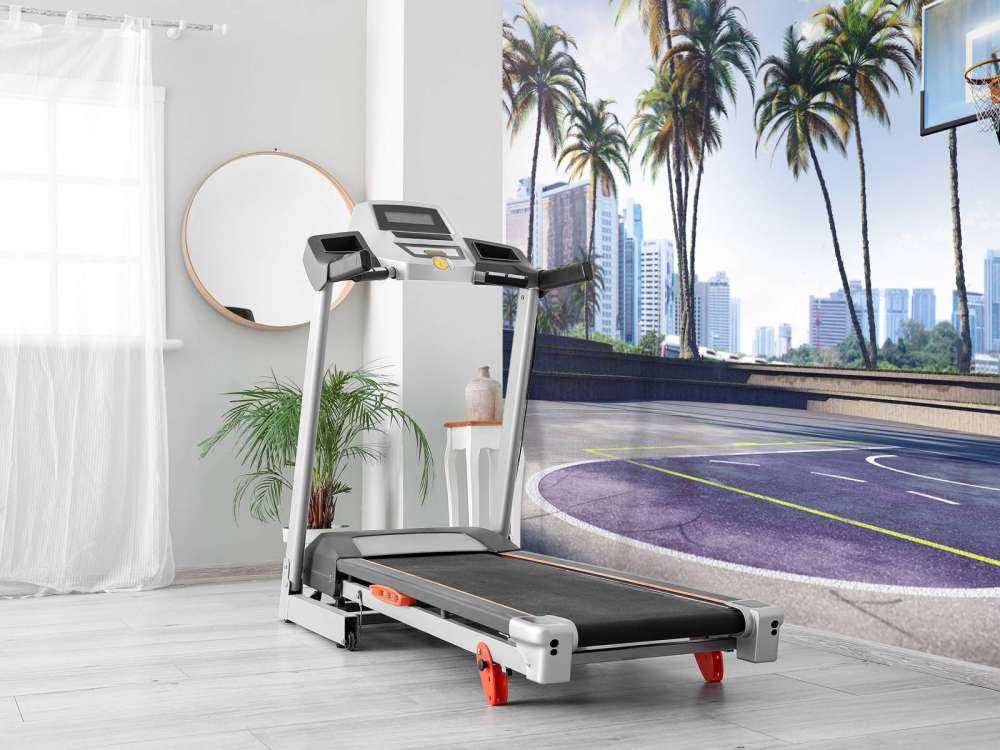 Basketbalveld in een moderne stad