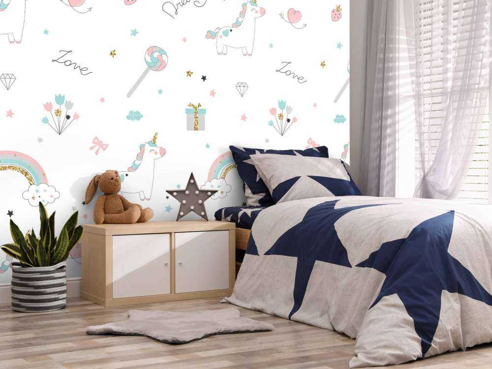 Eenhoorns, regenbogen en glitters