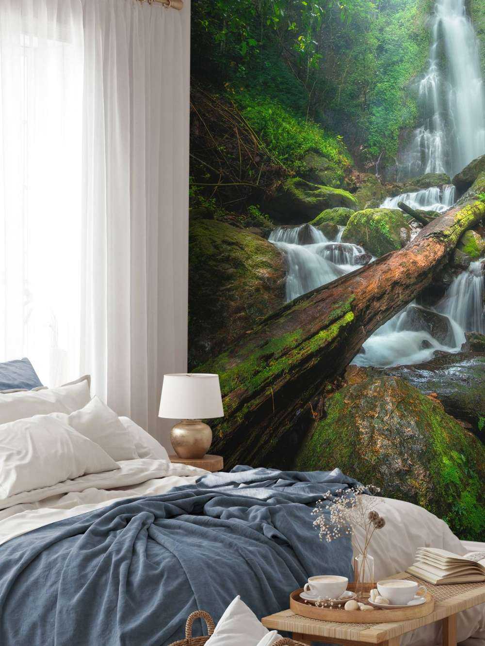 Close-up van waterval