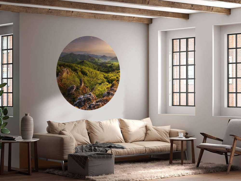 Berglandschap in de lente