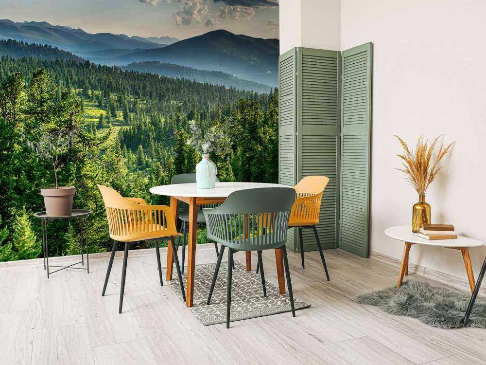 Zonsondergang in het Ergaki Nationaal Park