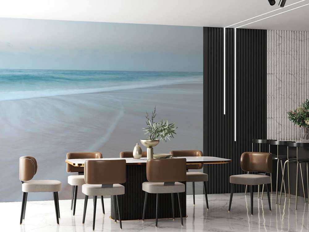 Branding bij het strand