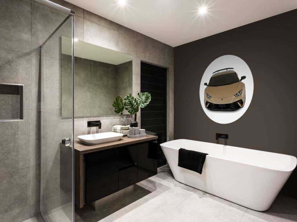 Lamborghini Huracán - Voorkant vanaf boven, wit