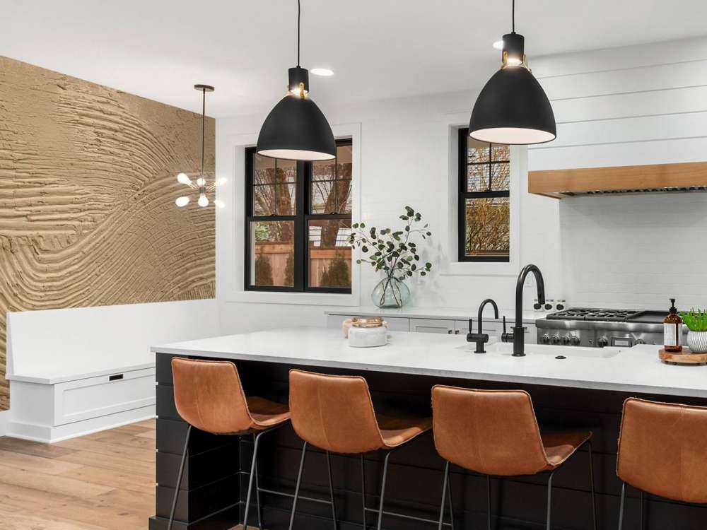 Lijnen met structuur in goud bruin