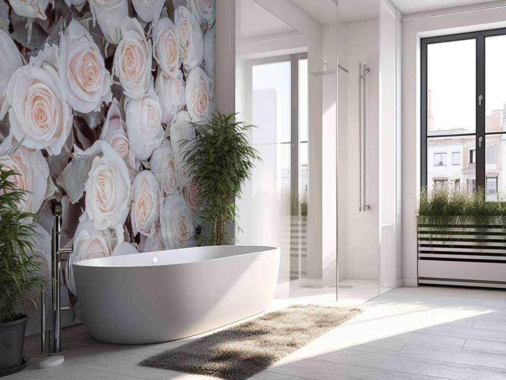 Licht gekleurde rozen