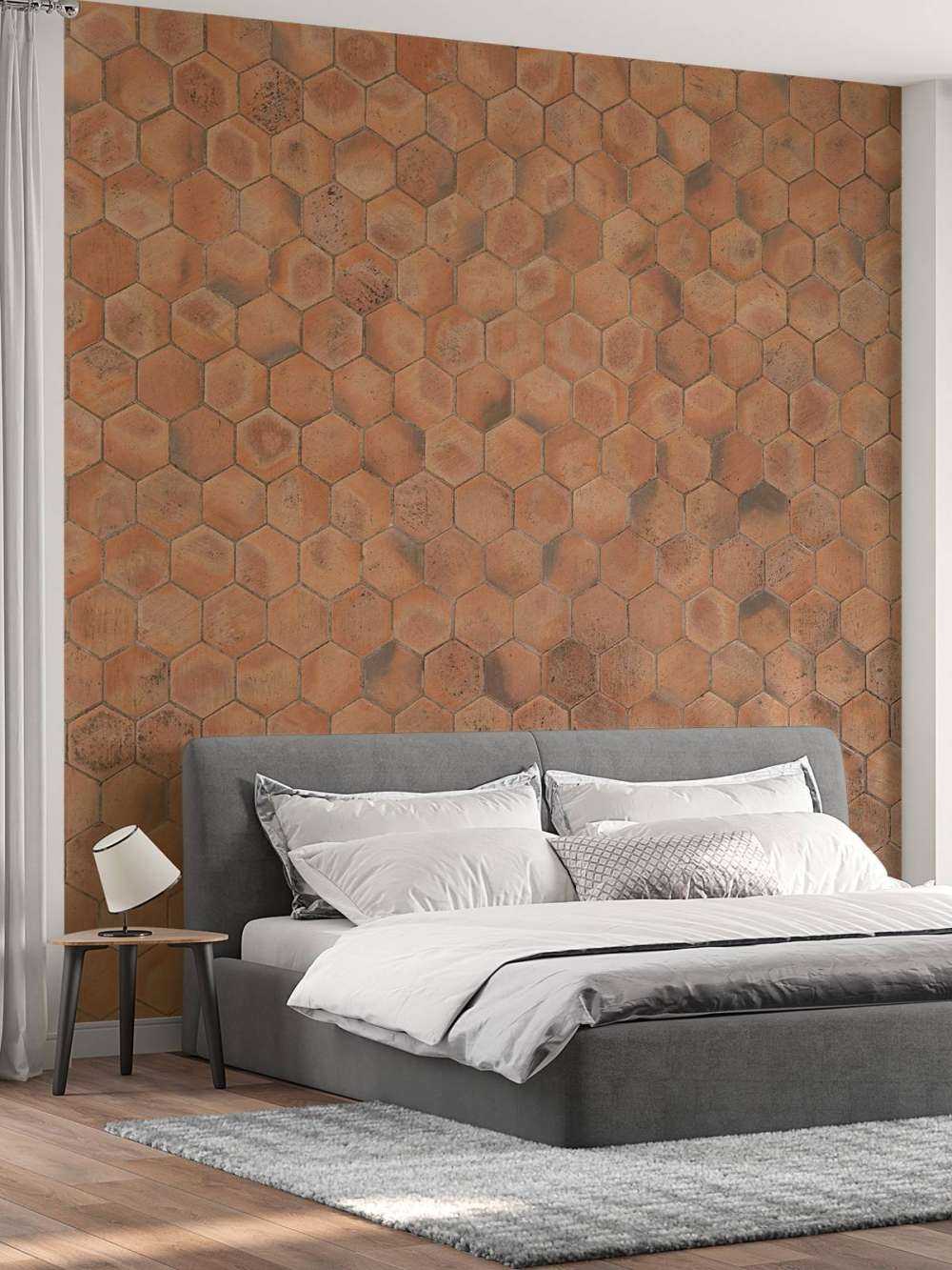 Ongepolijste stenen vloer