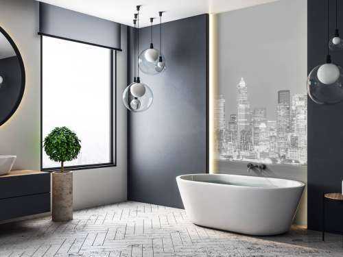 Skyline Seatlle in zwart - wit