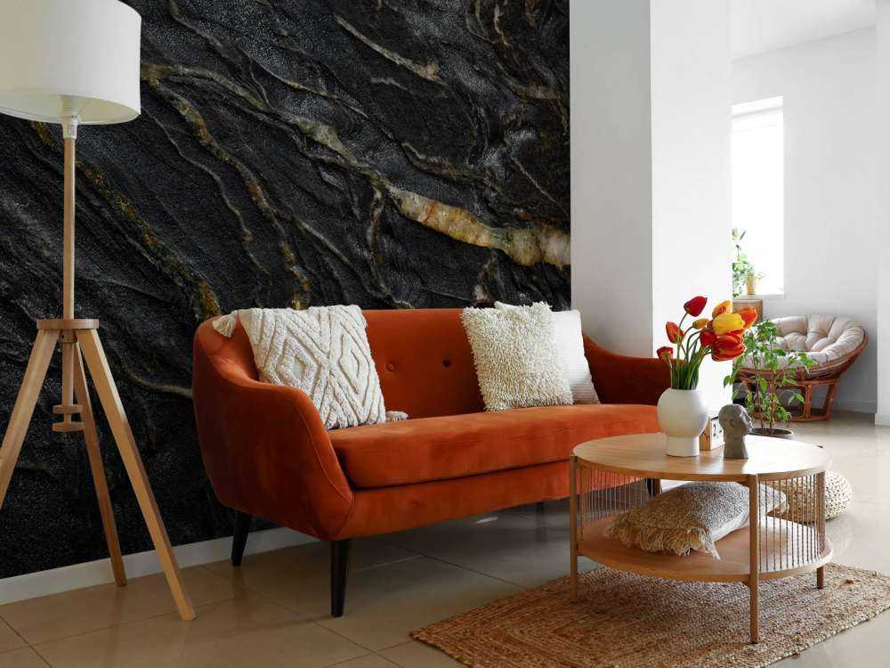 Marmer met ruwe structuur