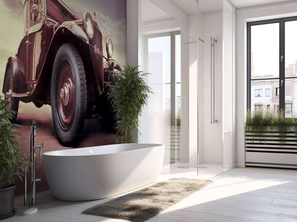 Oldtimer in perspectief