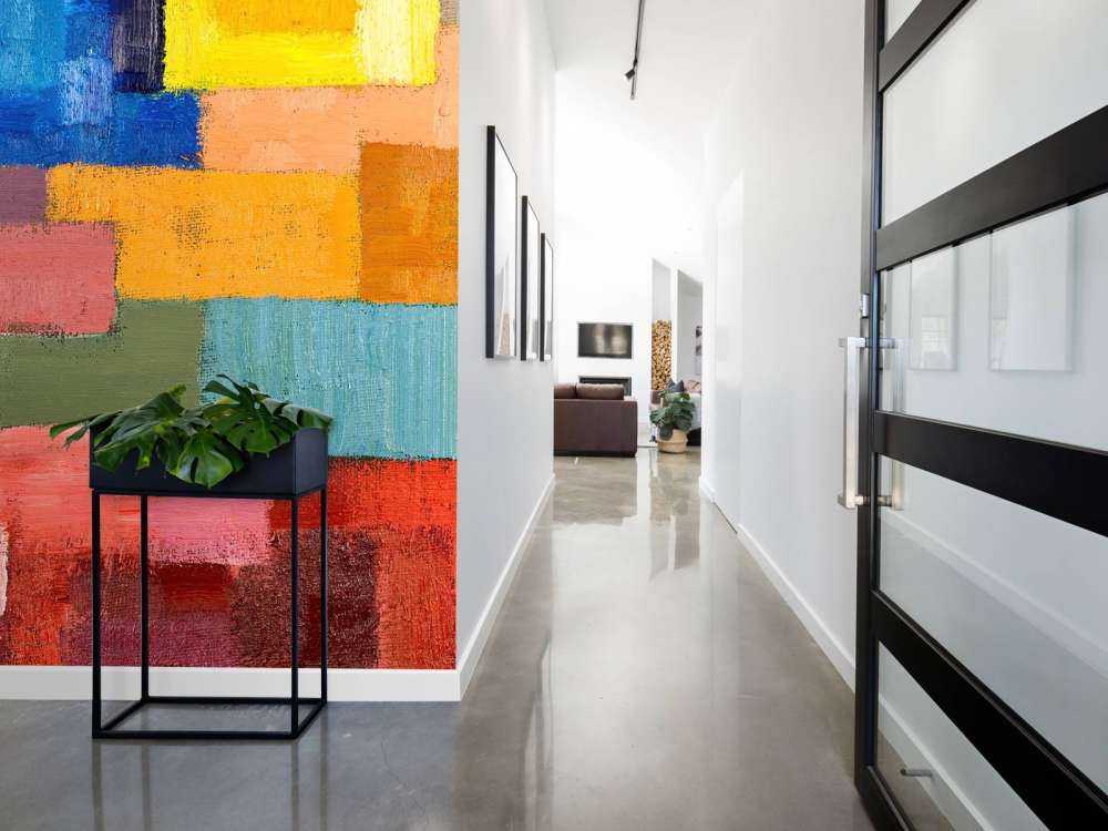 Kleurrijke vlakverdeling