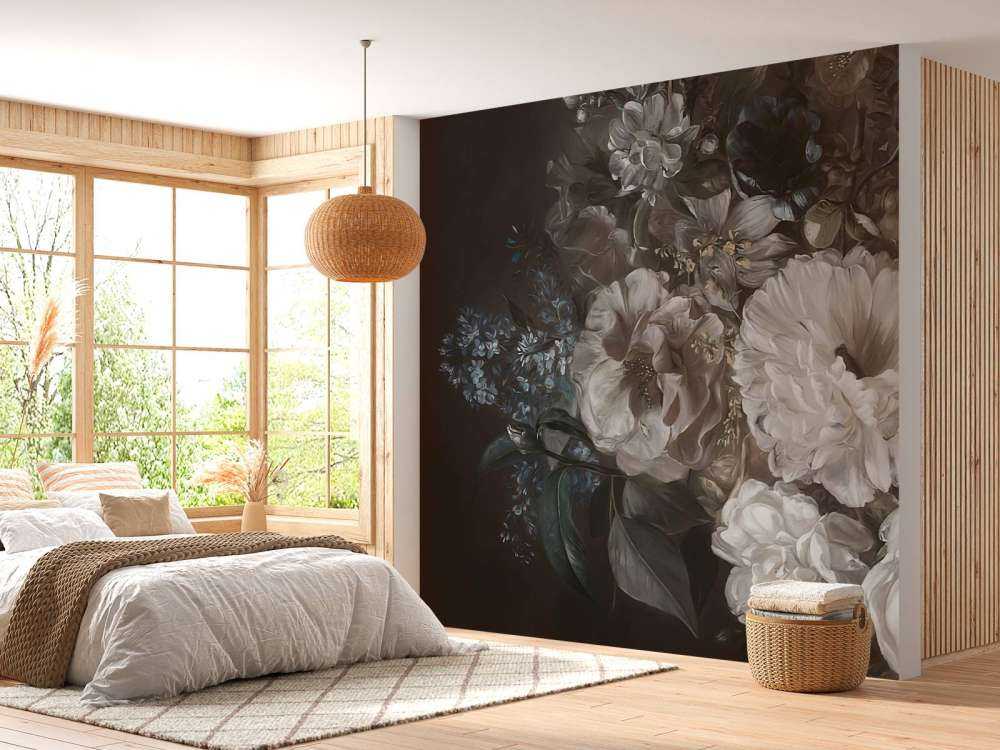 Bouquet with lilac White