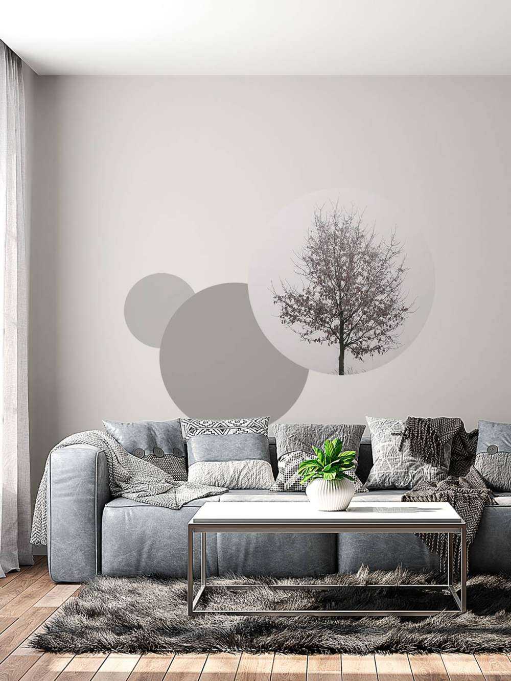 Minimalistisch Winterlandschap