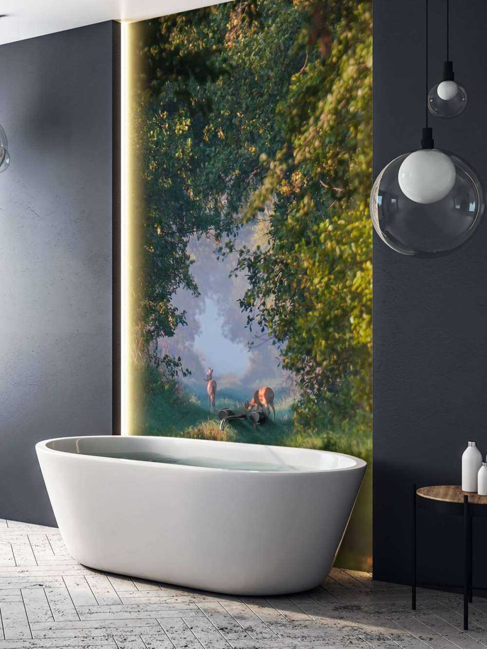 Bosdieren in het Morgenlicht