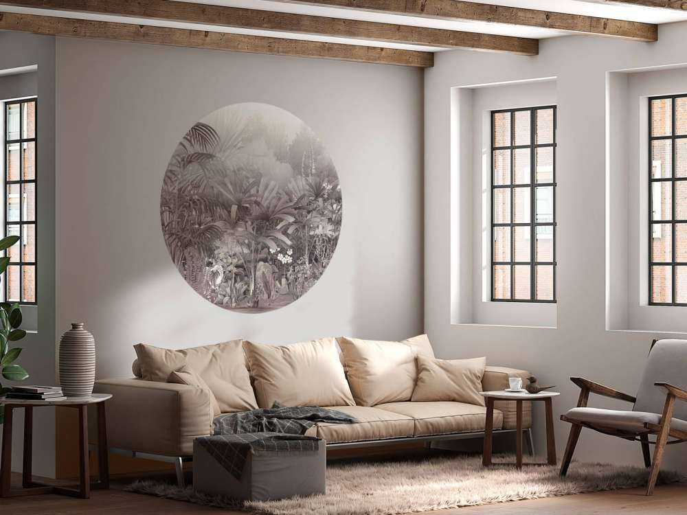 Morning in the Tropical Garden Purple