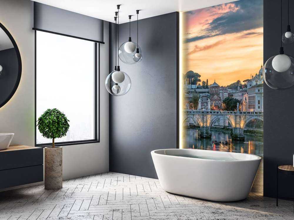 Avondgloed over Romeinse koepelstad