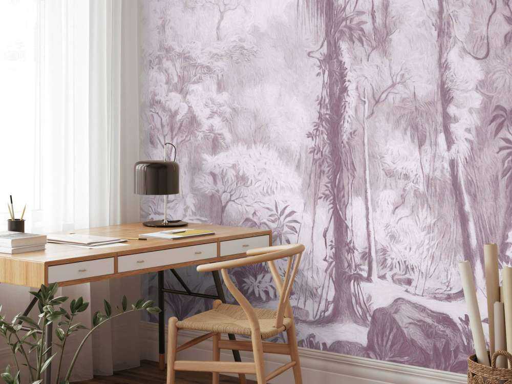 Tropic forest - pink