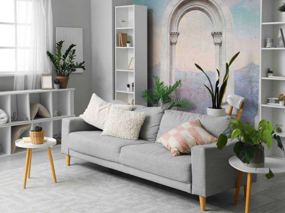 Klassieke bogen naar pastelhemel