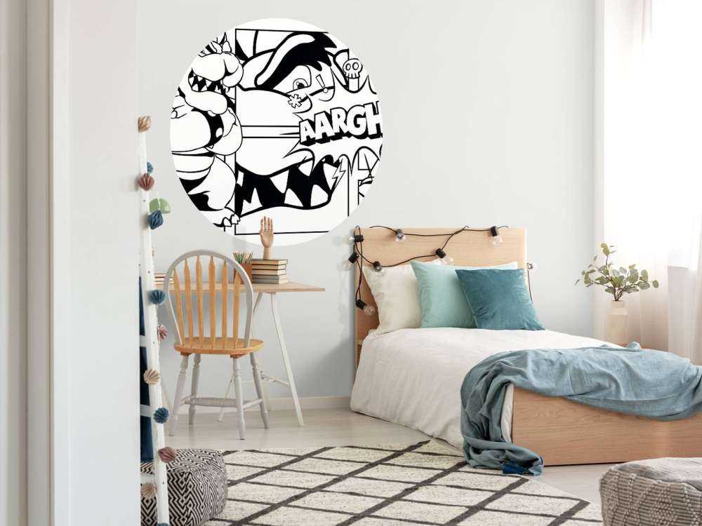 Monsterkracht in stripscènes