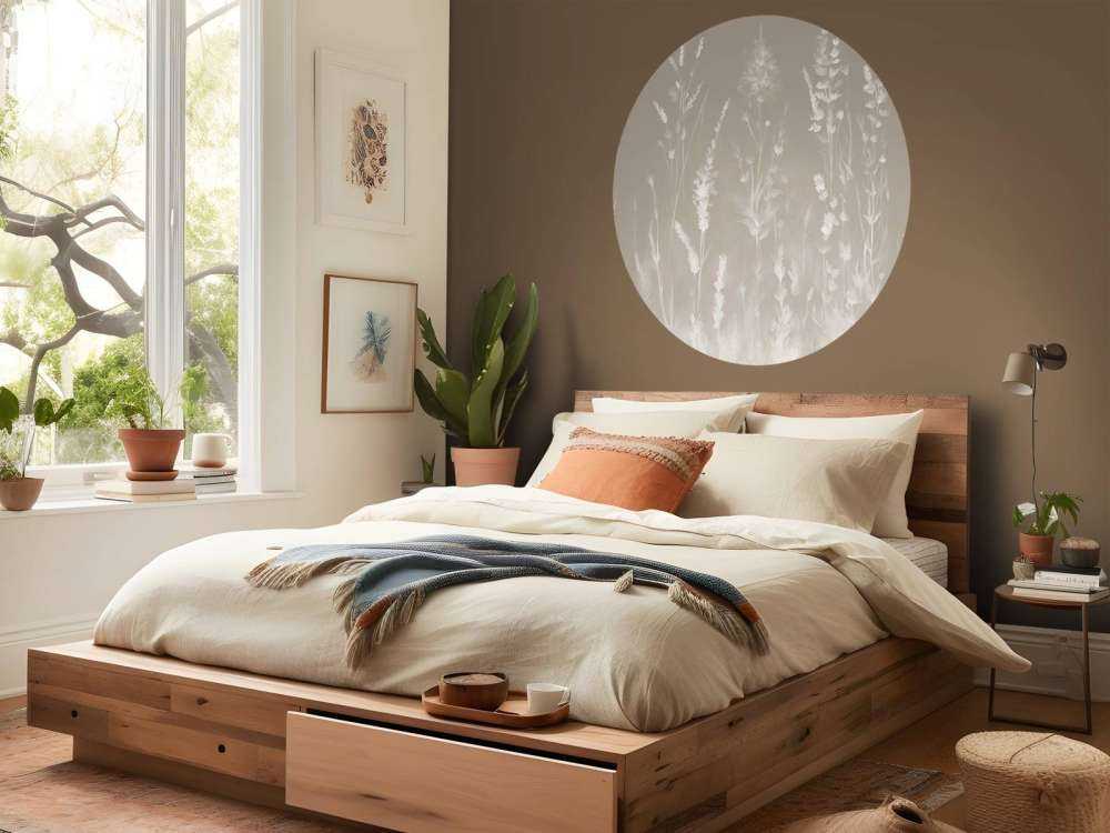 Lavender Glade Seamless Sand Beige