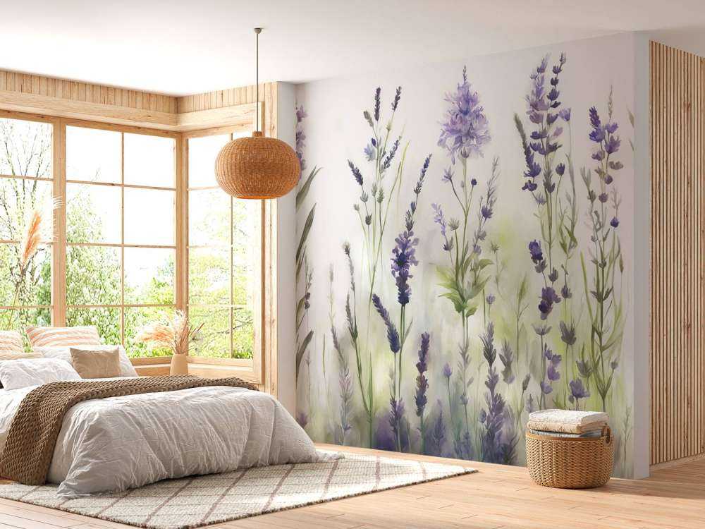 Lavender Glade Seamless Muted Lilac