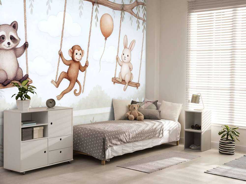 Schommelpret met bosvriendjes