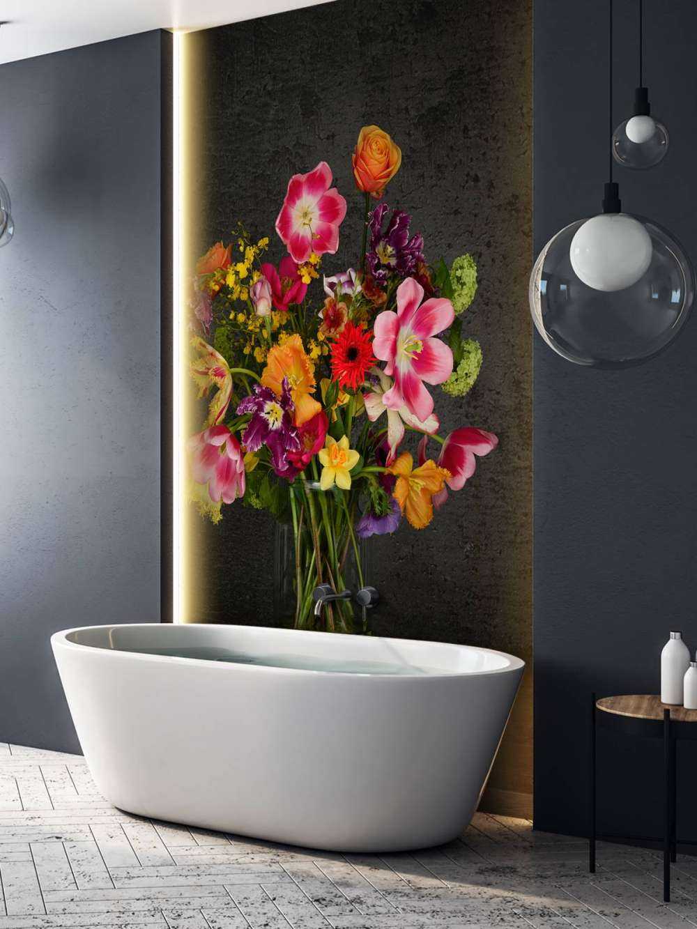 Kleurrijk bloemen boeket