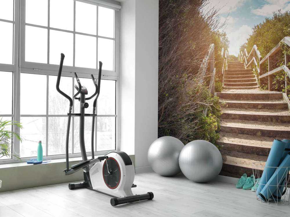 Vintage trap in de natuur