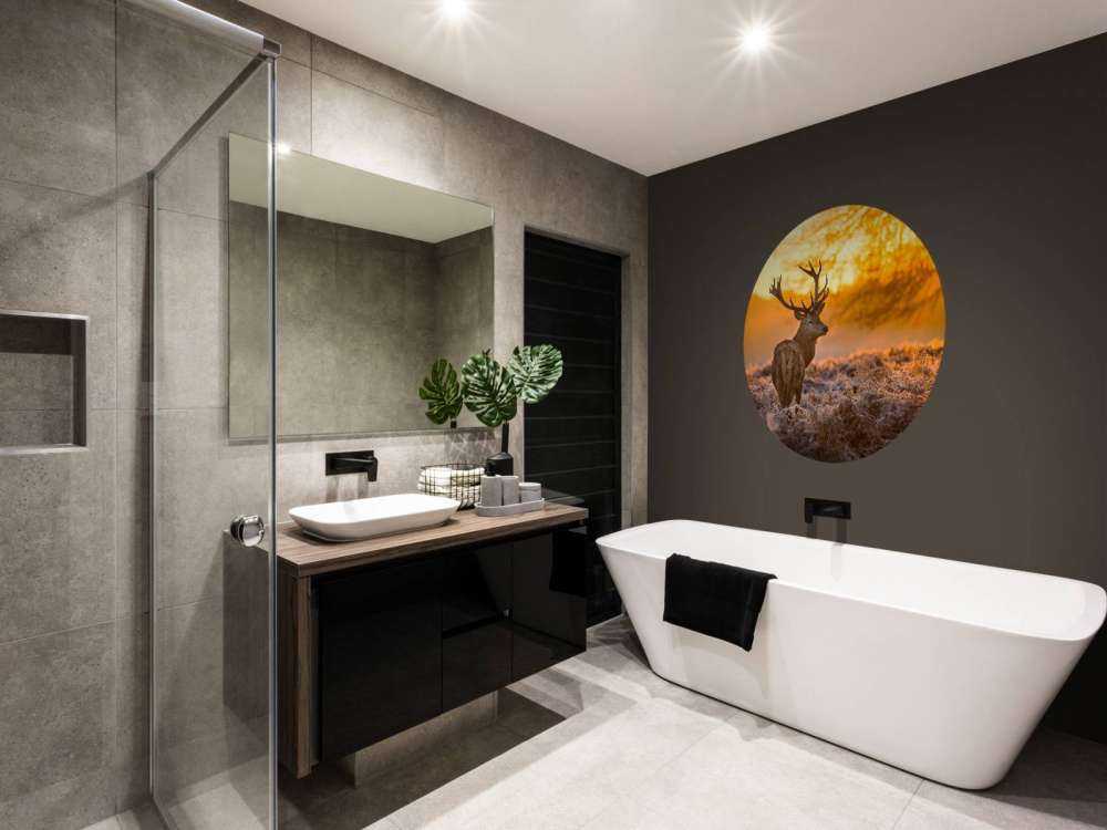 Hert met Zonsondergang