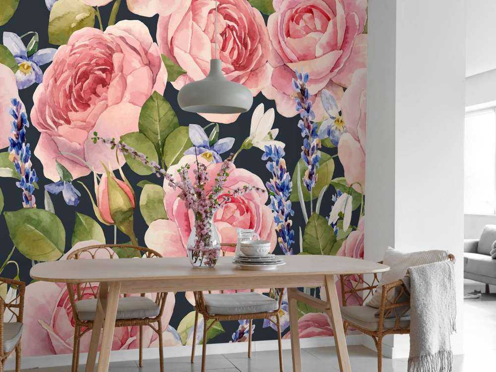 Kleurrijke rozen design