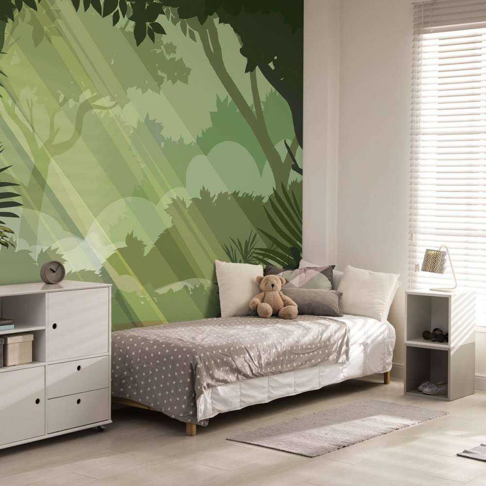 Illustratie groene jungle