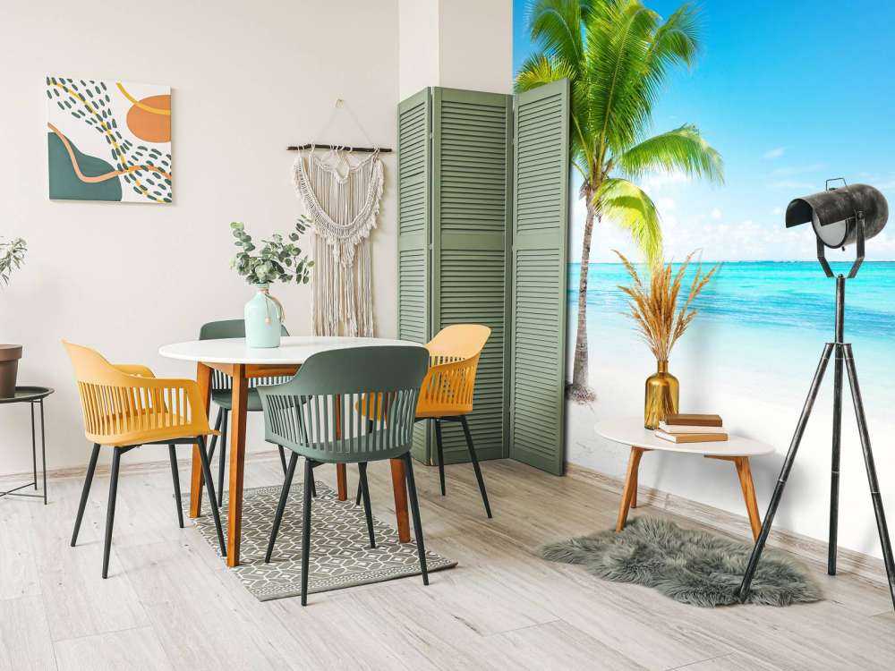 Rustgevende palmboom