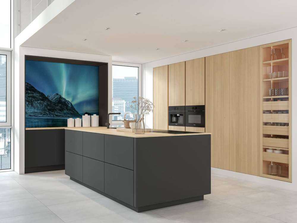 Felblauw Noorderlicht in Canada