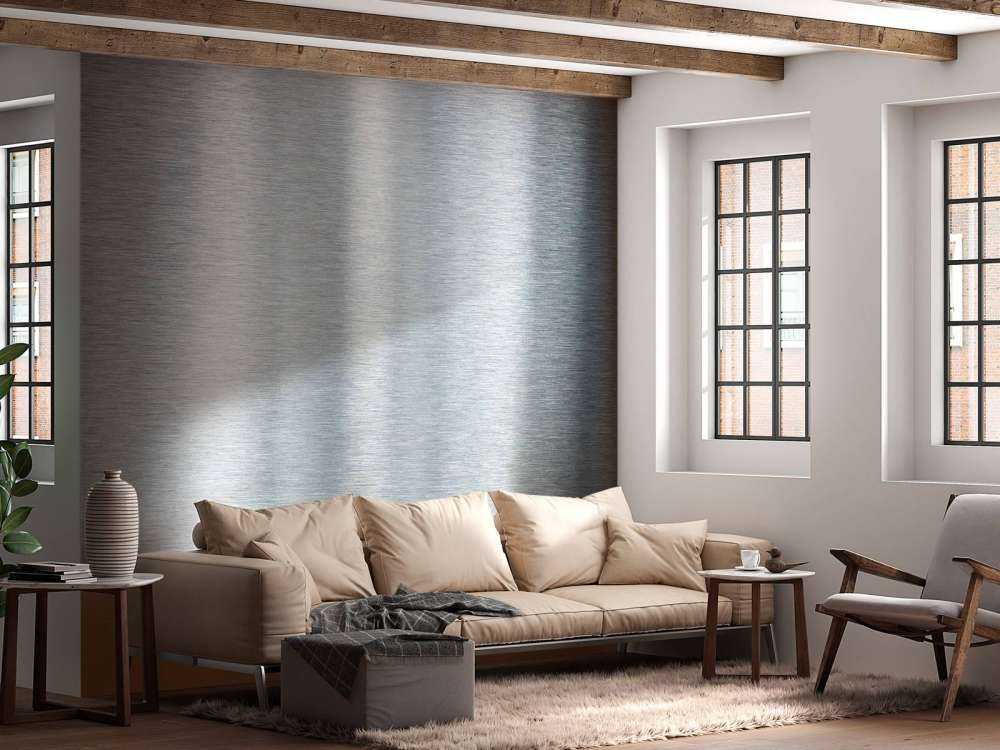 Geborstelde aluminium textuur