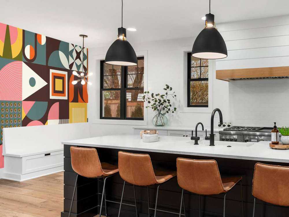 Kleurrijke abstracte vormen