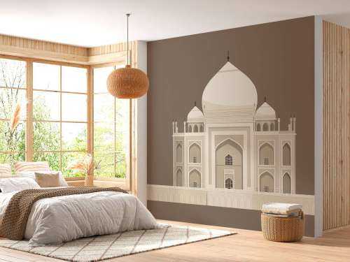 Illustratie van Taj Mahal