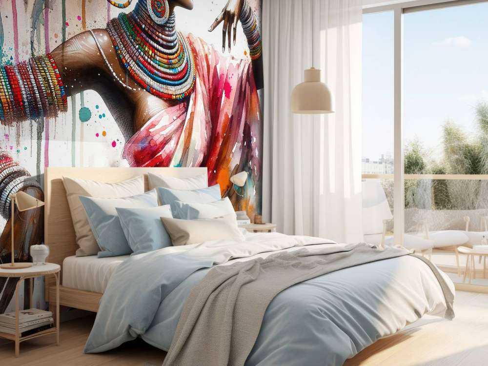 Watercolor African Dancer