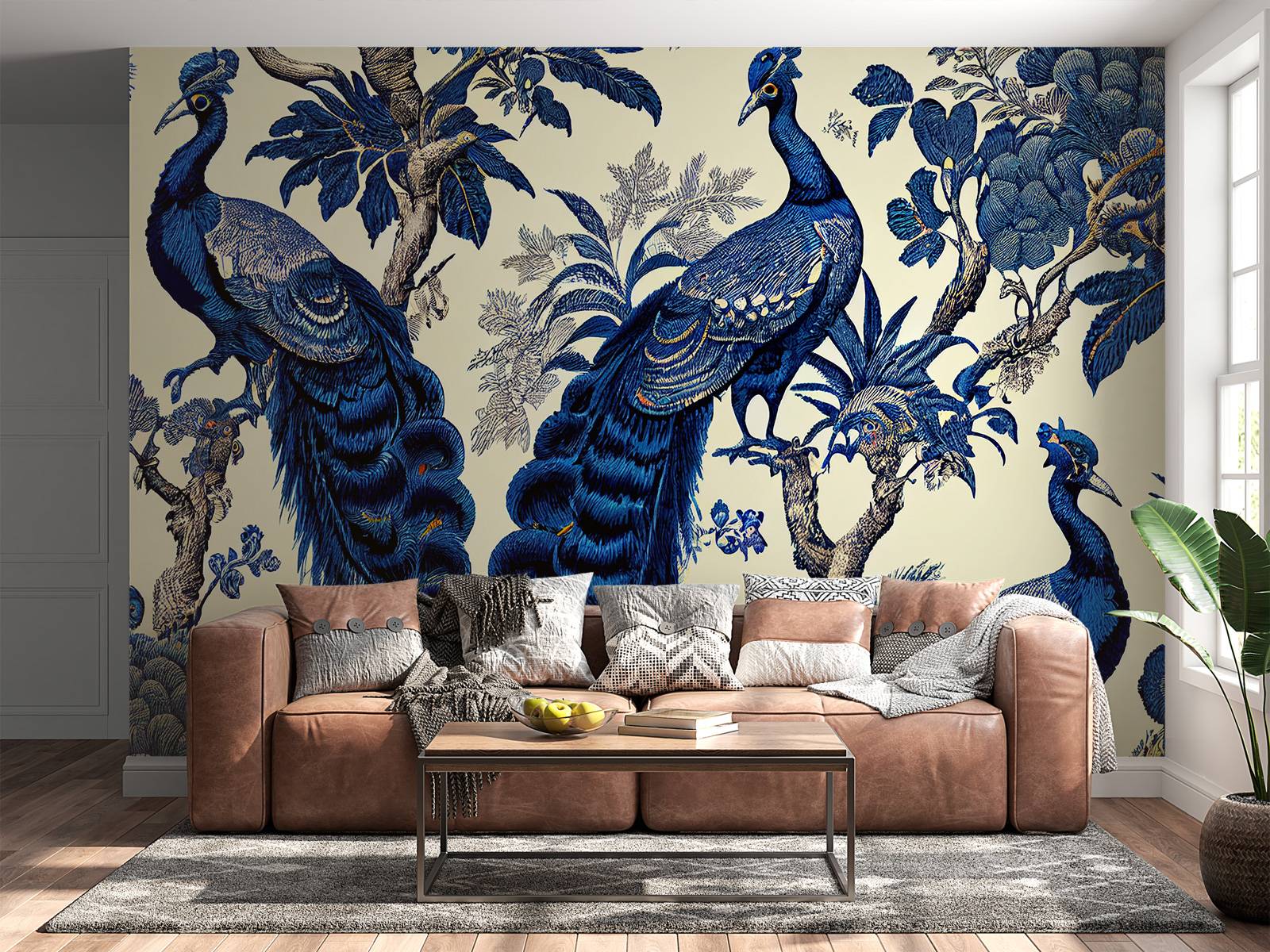 Koninklijk Blauwe Pauwpracht